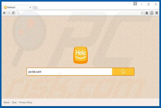 Redirecionamento search.holainput.com