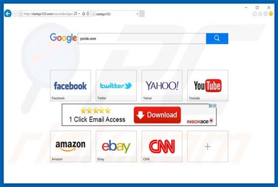 Redirecionamento Startgo123.com