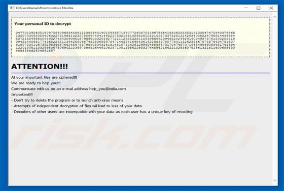 Ransomware Help_you@india.com