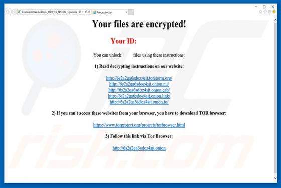 Ransomware Princess