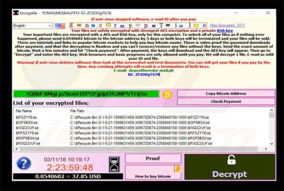 Ransomware EncrypTile
