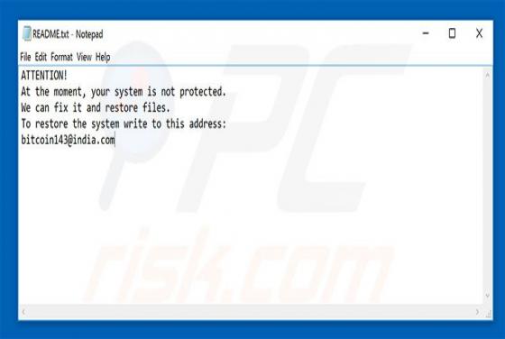 Ransomware Dharma
