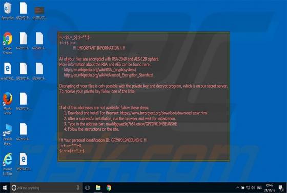 Ransomware *.zzzzz