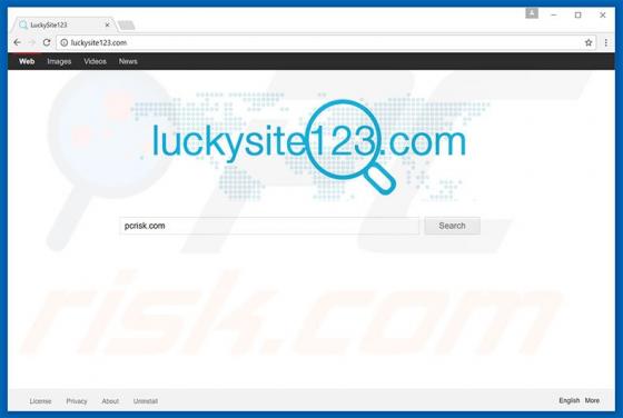 Redirecionamento Luckysite123.com