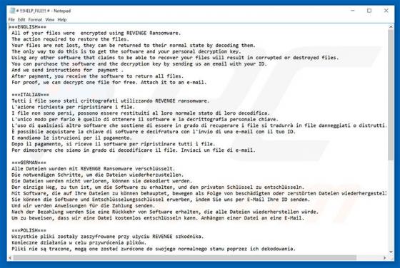 Ransomware Revenge