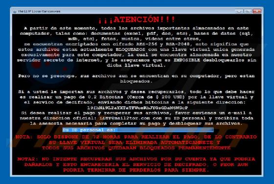 Ransomware LLTP