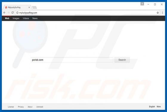 Redirecionamento Myluckysurfing.com