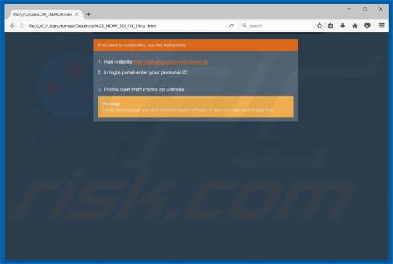 Ransomware BTCWare