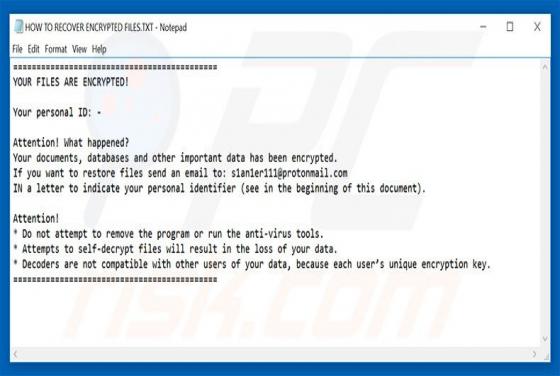 Ransomware Amnesia