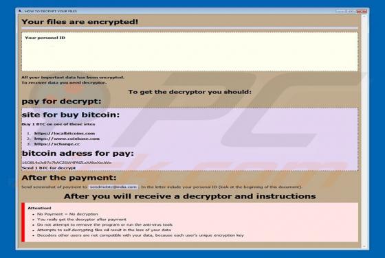 Ransomware GlobeImposter