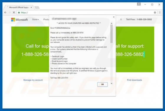 Fraude Access To Your Computer Has Been Restricted