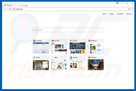 Redirecionamentos loadstart.biz