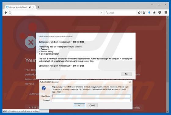 Fraude Call Windows Help Desk Immediately