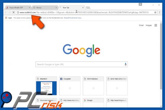Redirecionamento Nextlnk.com
