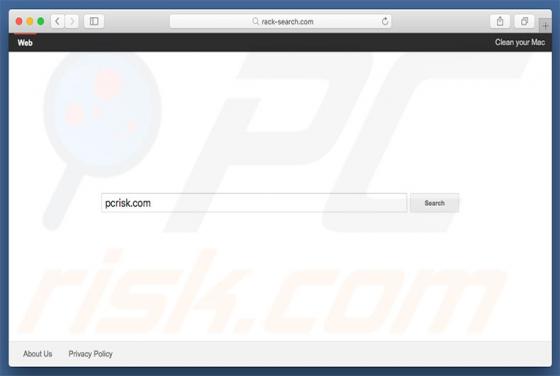 Redirecionamento Rack-search.com (Mac)
