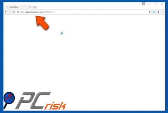 Redirecionamento Pipeschannels.com