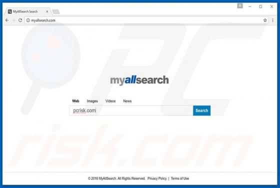 Redirecionamento Myallsearch.com