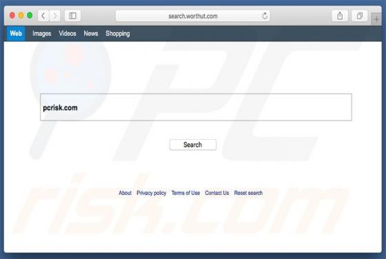 Redirecionamento Search.worthut.com (Mac)