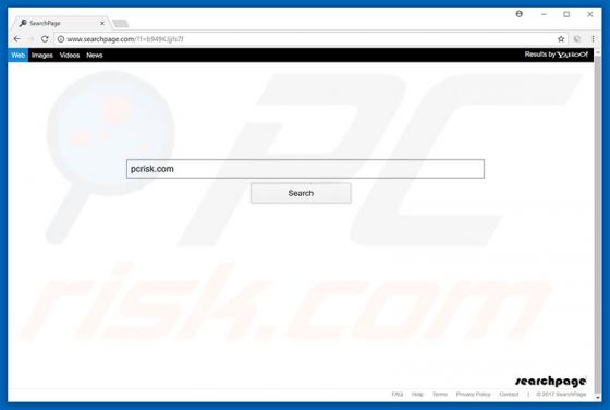 Redirecionamento Searchpage.com