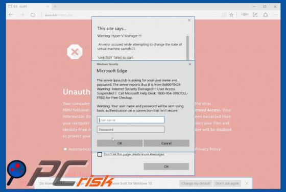 Fraude Unauthorized Access Detected !