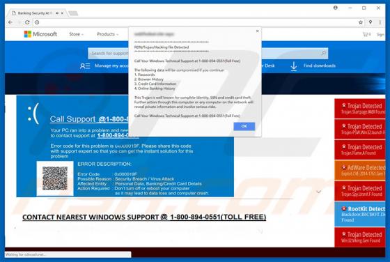 Fraude RDN/Trojan/Hacking File Detected