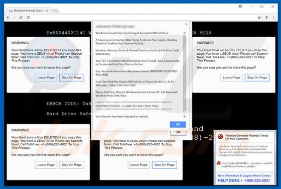 Fraude do Vírus Exploit.SWF.bd