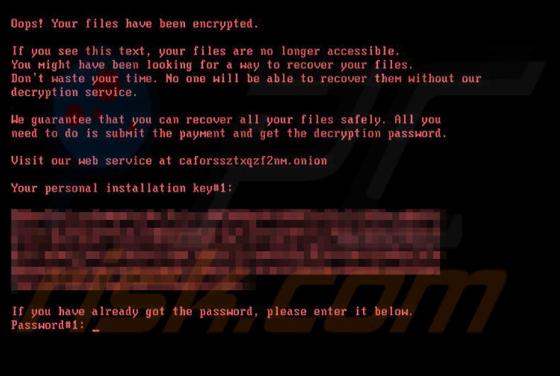 Ransomware Bad Rabbit