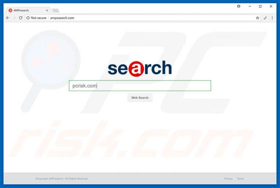 Redirecionamento Ampxsearch.com