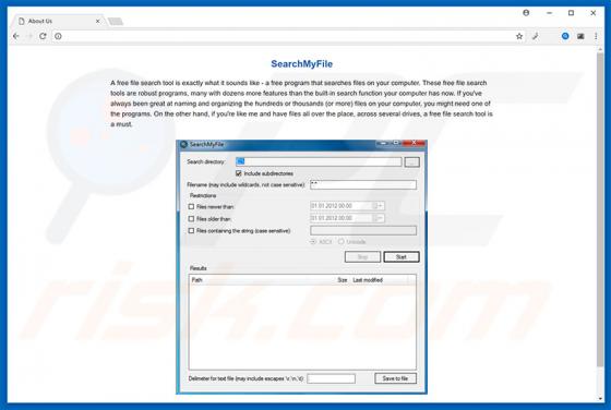 Adware SearchMyFile