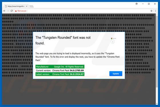 Fraude The Tungsten Rounded Font Was Not Found