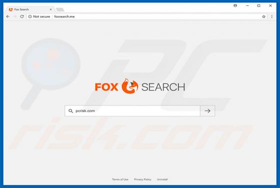 Redirecionamento Foxsearch.me