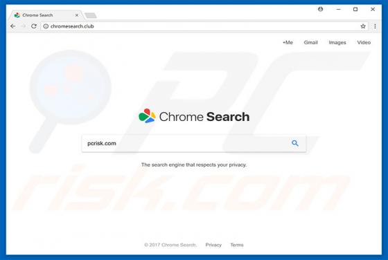 Redirecionamento Chromesearch.club
