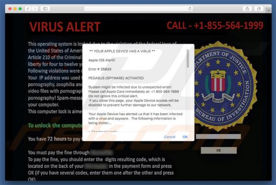 Fraude PEGASUS SPYWARE ACTIVATED (Mac)