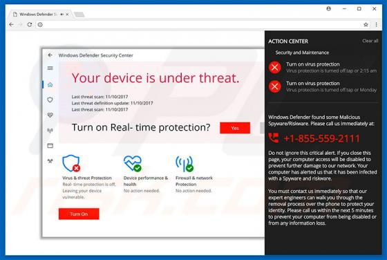 Fraude ACTION CENTER