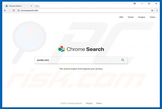 Redirecionamento Chromesearch.info