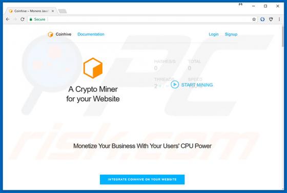 Vírus Coinhive
