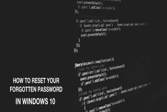 Como redefinir a palavra-passe do Windows 10 esquecida?