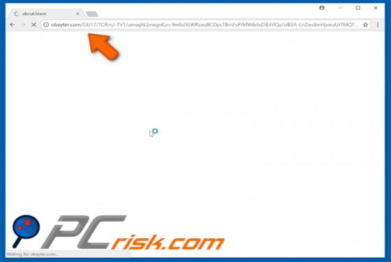 Redirecionamento Obeyter.com