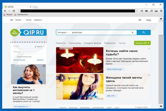 Redirecionamento QIP.ru