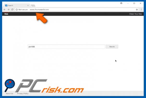 Redirecionamento Webcrawler.com