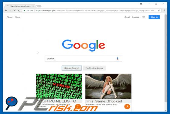 Vírus Native Ads In Google Search Results