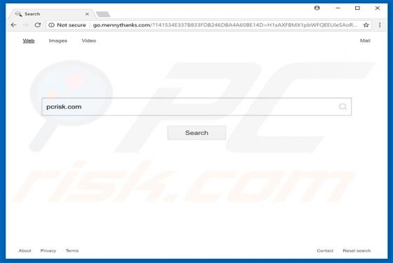 Redirecionamento Go.mennythanks.com