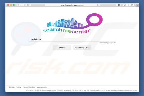 Redirecionamento search.searchmecenter.com (Mac)