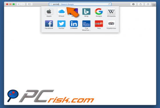 Redirecionamento Spidersearchshop.com (Mac)