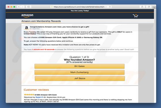 POP-UP redirecionamento spreediscount.com (Mac)