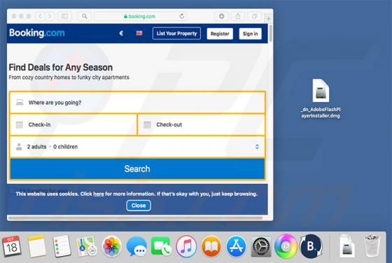 Vírus Booking.com (Mac)