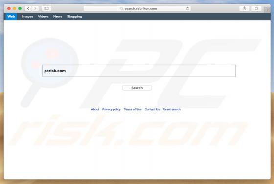 Redirecionamento Search.debrikon.com (Mac)