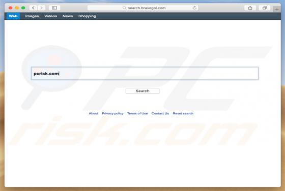 Redirecionamento search.bravogol.com (Mac)