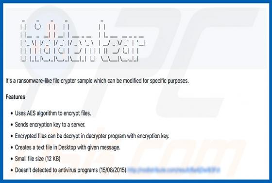 Ransomware Hidden Tear