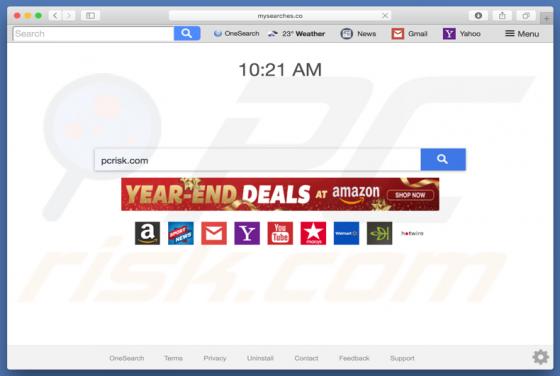 Redirecionamento Mysearches.co (Mac)